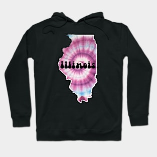 Illinois Tie Dye Hoodie